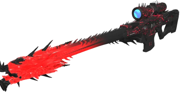Кастомная модель AWP Red Flame для CS2