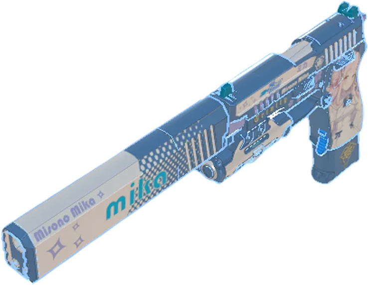 Кастомная модель USP-S Miku для CS2